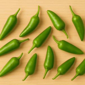 Fresh Green Bullet Chillies - 10 Piece